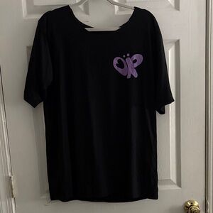 Olivia Rodrigo tee, with collar cut by hand *